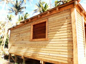coconut decoration on fale