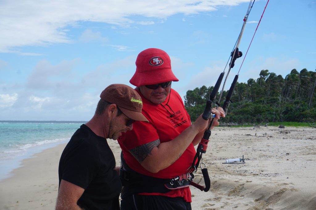 Lessons @kitesurftonga